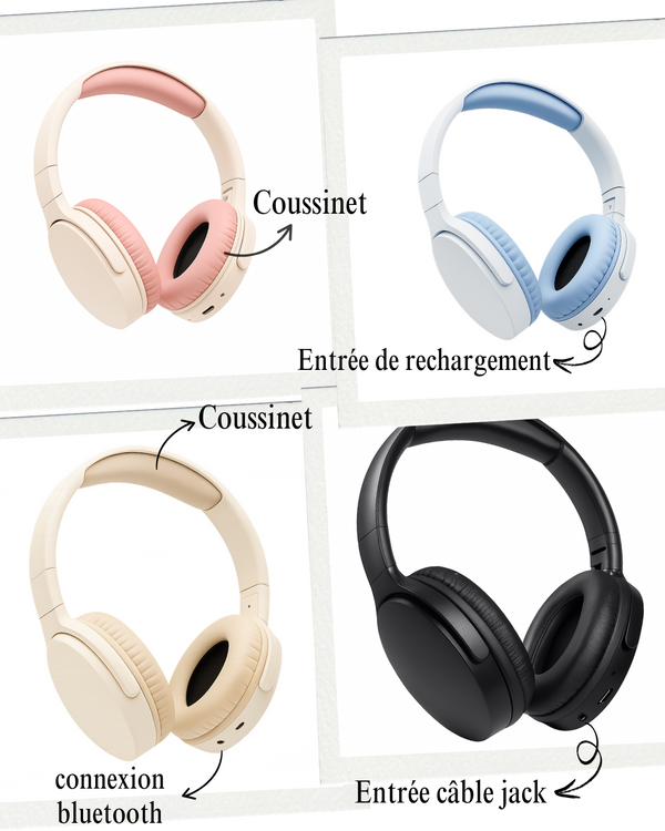 Casque Bluetooth Élégant